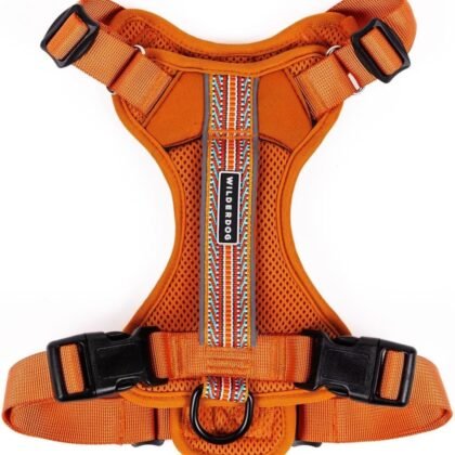 Wilderdog Lightweight Dog Harness with Reflective Straps - Medium - Sienna