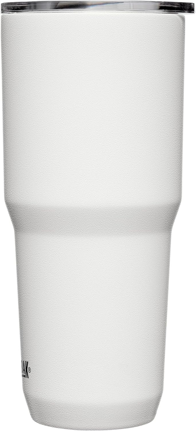 CamelBak Horizon 30oz Tumbler - Insulated Stainless Steel - Tri-Mode Lid - White - Image 4