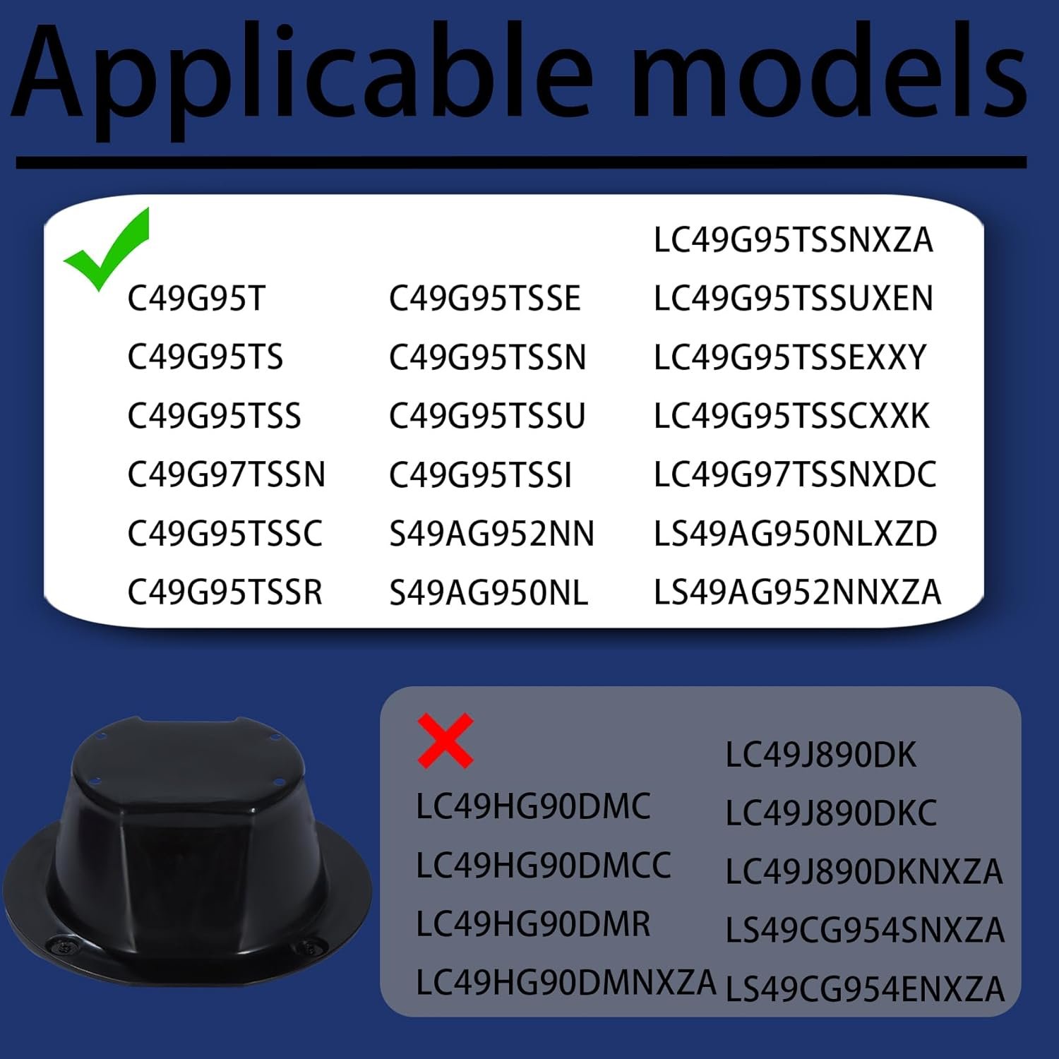 Odyssey G9 VESA Adapter Wall Mount Compatible with Samsung 49” Odyssey Neo G95T G97T G95NA Monitor(Fit for LC49G95TSSNXZA、LC49G95TSSEXXY、LC49G95TSSCXXK、LS49AG952NNXZA) - Image 3