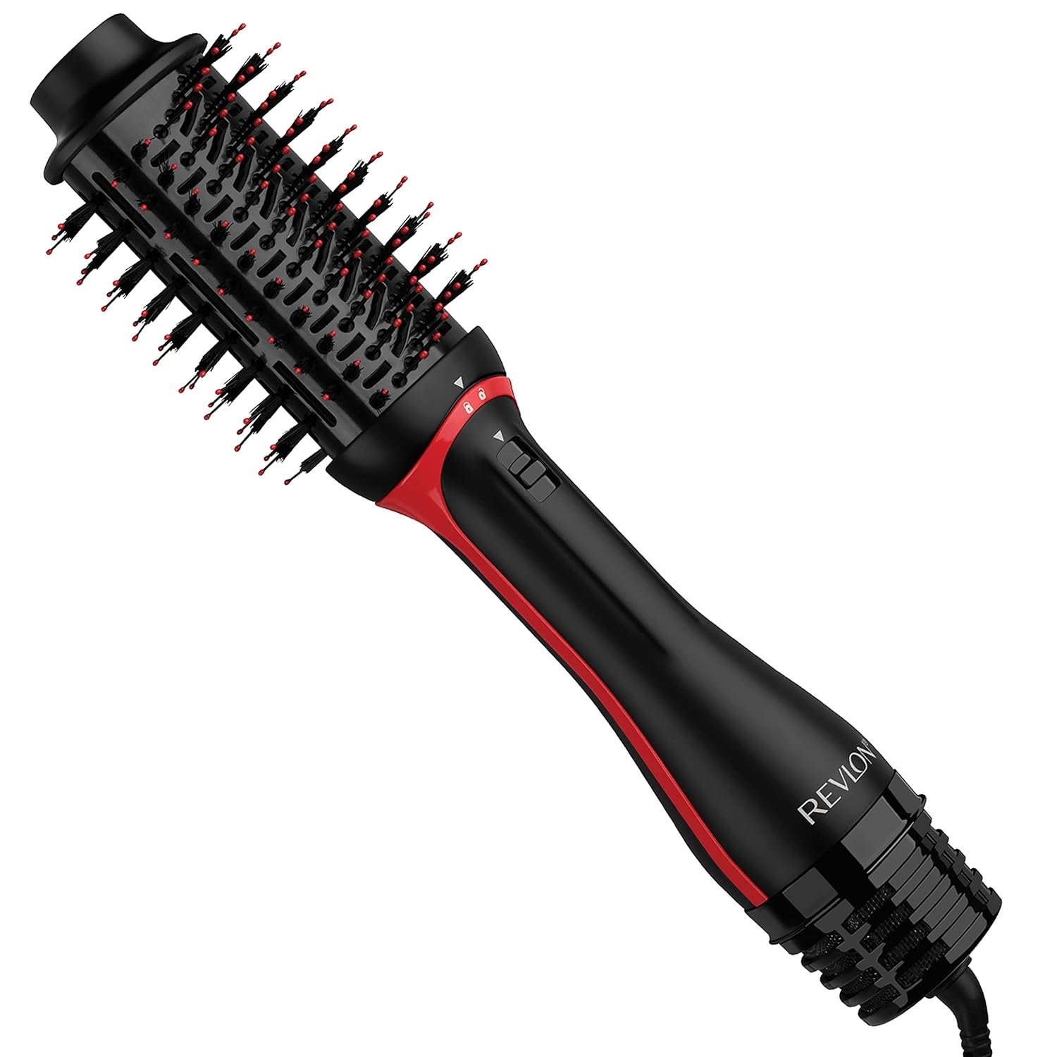 Revlon Smooth Brilliance Ceramic Hair Flat Iron | Smooth Glide and Ultra-Sleek Sylas, (1 in) & One Step Volumizer Plus 2.0 Hair Dryer and Hot Air Brush | Dry and Style (Black) - Image 5