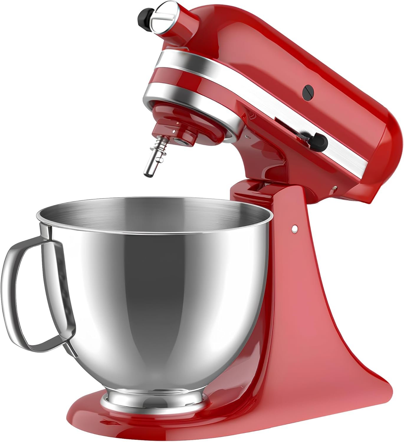 Stainless Steel Mixer Bowl for KitchenAid Artisan & Classic Series 4.5 Quart / 5 Quart Tilt-Head Stand Mixers, KSM150 Stainless Steel Bowl Replacement, Mixing Bowl for KitchenAid, Silver - Image 2