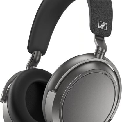 Sennheiser MOMENTUM 4 Wireless Noise Cancelling Headphones - Bluetooth Headset for Crystal-Clear Calls with Adaptive Noise Cancellation, Over-Ear Headphones, 60h Battery Life, Folding Design, Graphite