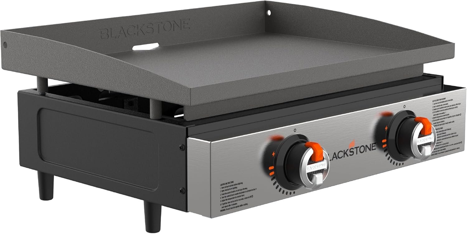 Blackstone 22 Inch Griddle Table Grill with 2 Burners