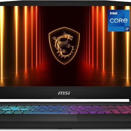 MSI Katana 15 HX Gaming Laptop, 15.6” QHD (1440p) 165Hz – Intel Core i7-14650HX, NVIDIA GeForce RTX 5060 (RTX 50 Series), 16GB DDR5, 1TB NVMe SSD, Wi-Fi 6E, RGB Keyboard, Windows 11 B14WFK-810US