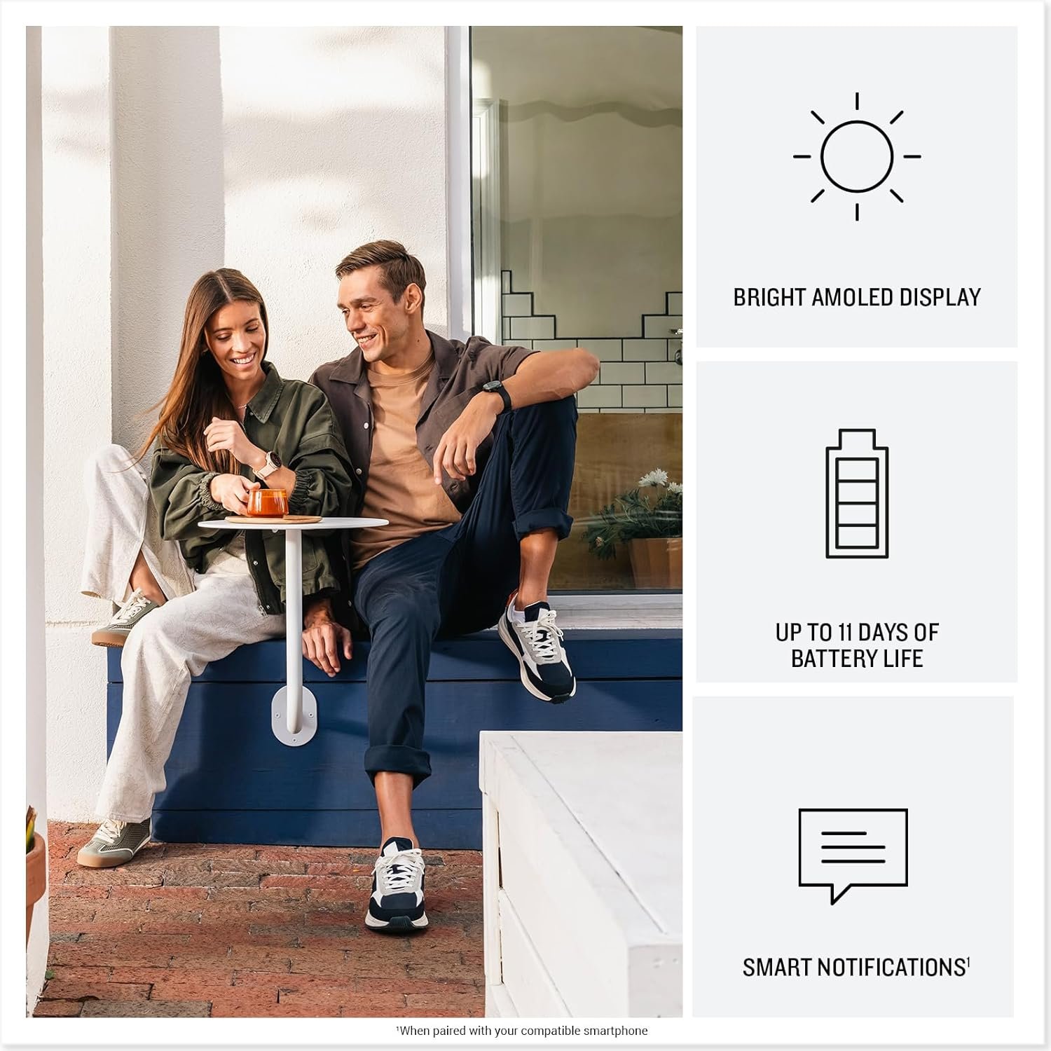 Garmin vívoactive® 6, Health and Fitness GPS Smartwatch, AMOLED Display, Up to 11 Days of Battery, Metallic Pink Dawn with Pink Dawn Band - Image 3