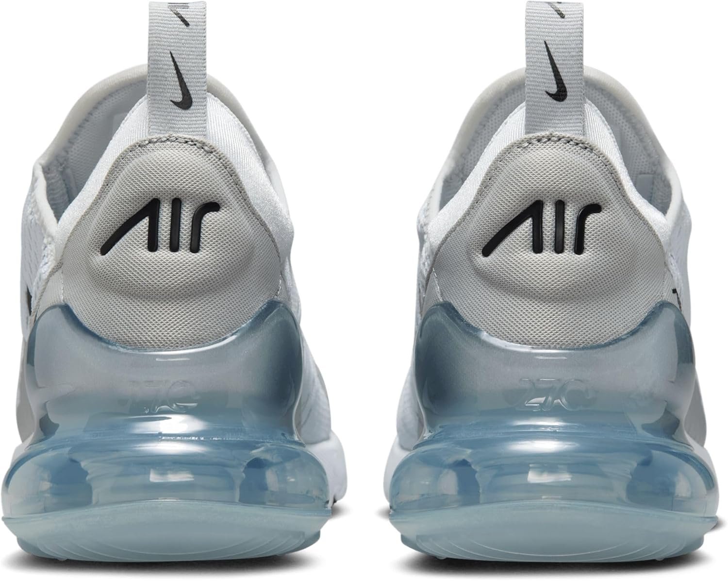 Nike Air Max 270 Women's Shoes (AH6789-018, Pure Platinum/Light Smoke Grey/Metallic Silver/Black) - Image 4