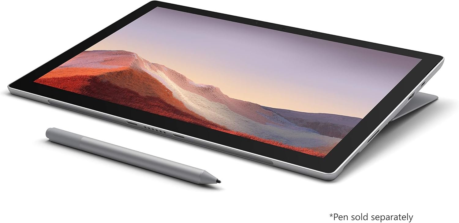 Microsoft Surface Pro 7 12.3 inches 10th Gen Intel Core i3-1005G1 4GB RAM 128GB SSD - Platinum (Renewed) - Image 7