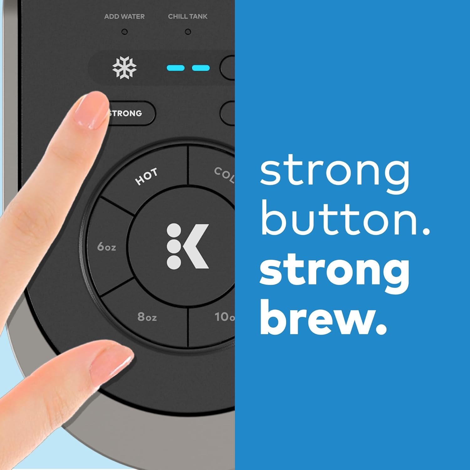 Keurig K-Brew + Chill Iced & Hot Single Serve Coffee Maker with QuickChill & MultiStream Technology, 70oz Reservoir, Strong Brew, Holiday Gift Favorite - Image 8