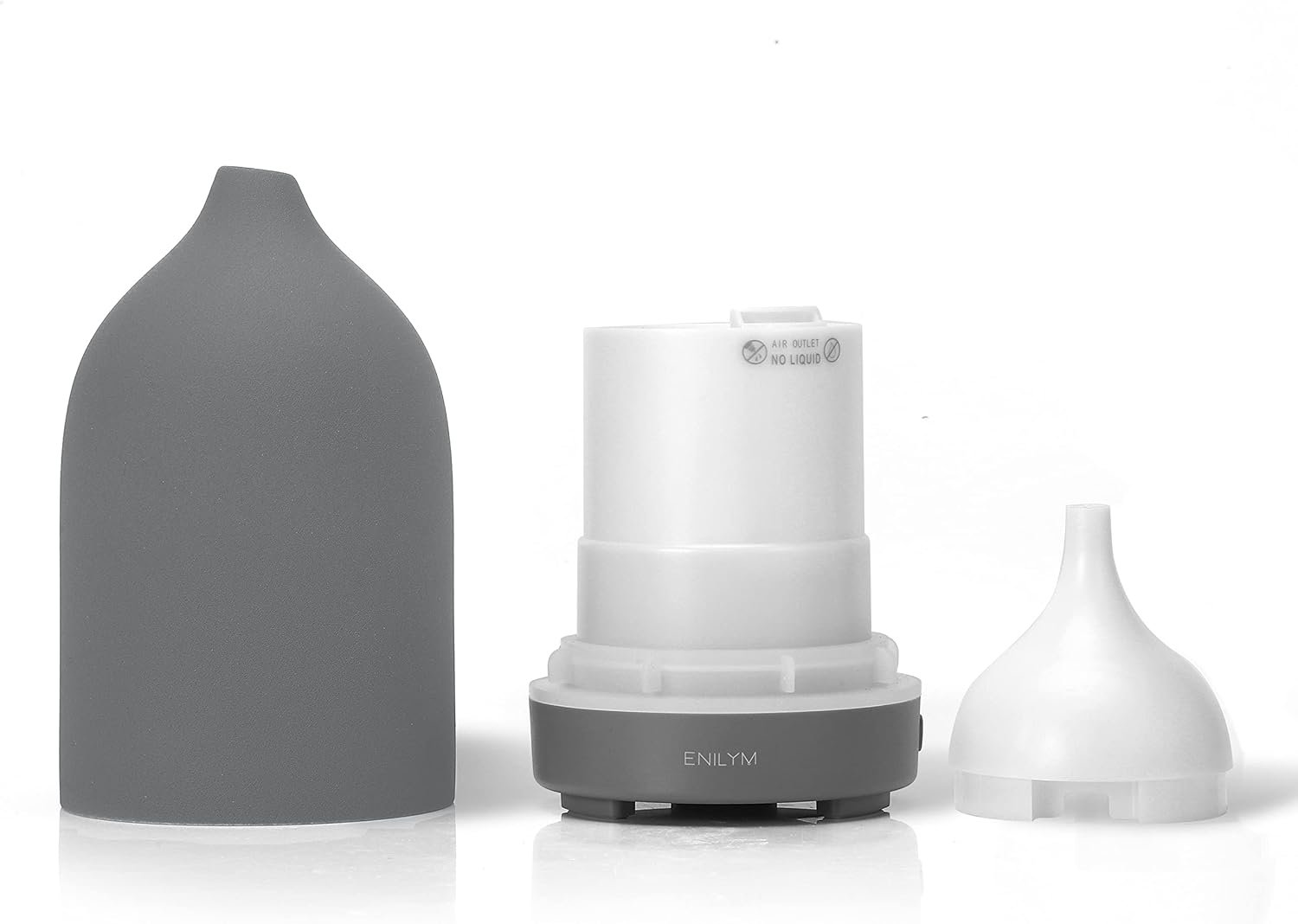 Aromatherapy Essential Oil Diffuser,9 Colors Mood Light,4 Timer Stone Diffuser Living Room(Grey) - Image 5