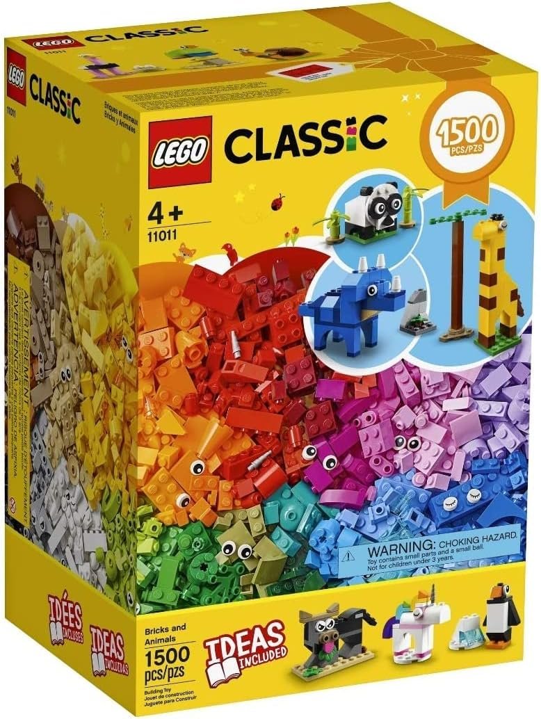 LEGO Classic Creator Fun 11011 Bricks and Animals New for 2020 (1500 pcs)