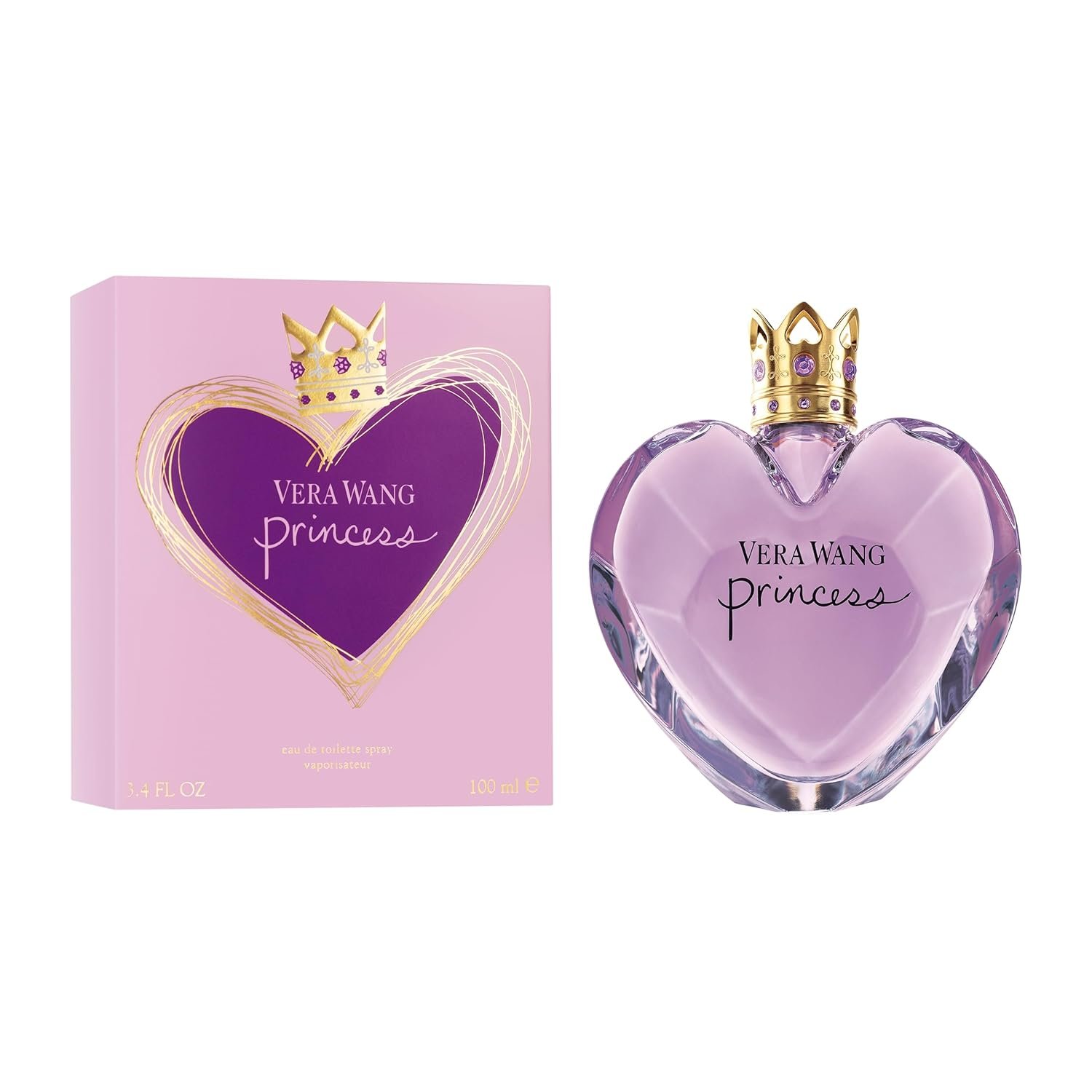 Vera Wang Princess Eau de Toilette 3.4 fl oz (Pack of 1), Notes of Apple, Quava, and Vanilla, Women's Fragrance, Long Lasting, Everyday Fragrance, Travel Size - Image 6