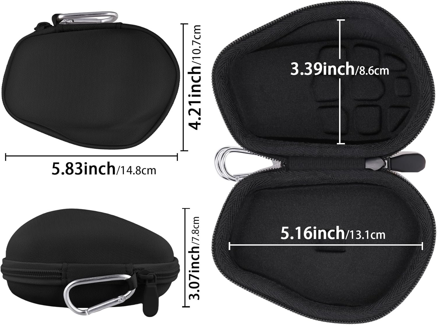 Mouse Case Compatible with Logitech MX Master 4/3S/3 Advanced Wireless Mouse(Black Case) - Image 6