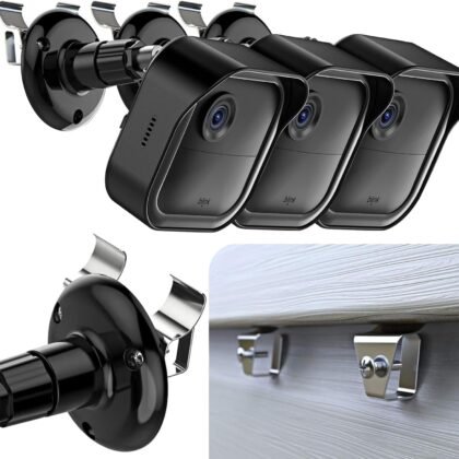 Blink Outdoor Vinyl Siding Mount with Waterproof Case, No-Hole Needed Mounting Bracket and Full Weather Proof Cover for All-New Blink Outdoor Security Camera System(3 Pack)