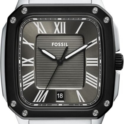 Fossil Men's Crosby Three-Hand Date Stainless Steel Watch
