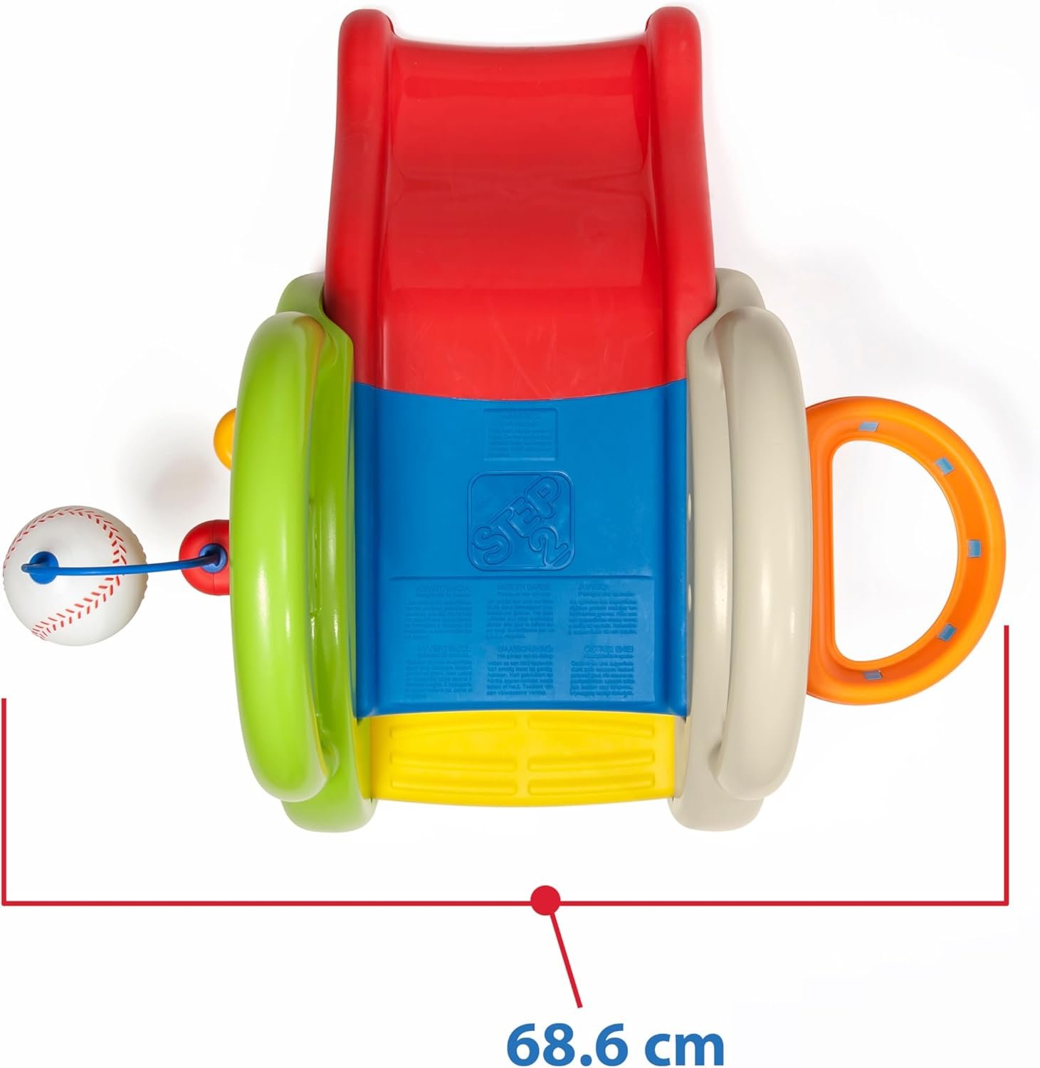 Step2 Sports-Tastic Activity Center, Toddler Sports Playset, Indoor/Outdoor Slide, Play Gym Includes Bat & Balls, Made of Durable Plastic, For Toddlers 1+ Years Old - Image 6