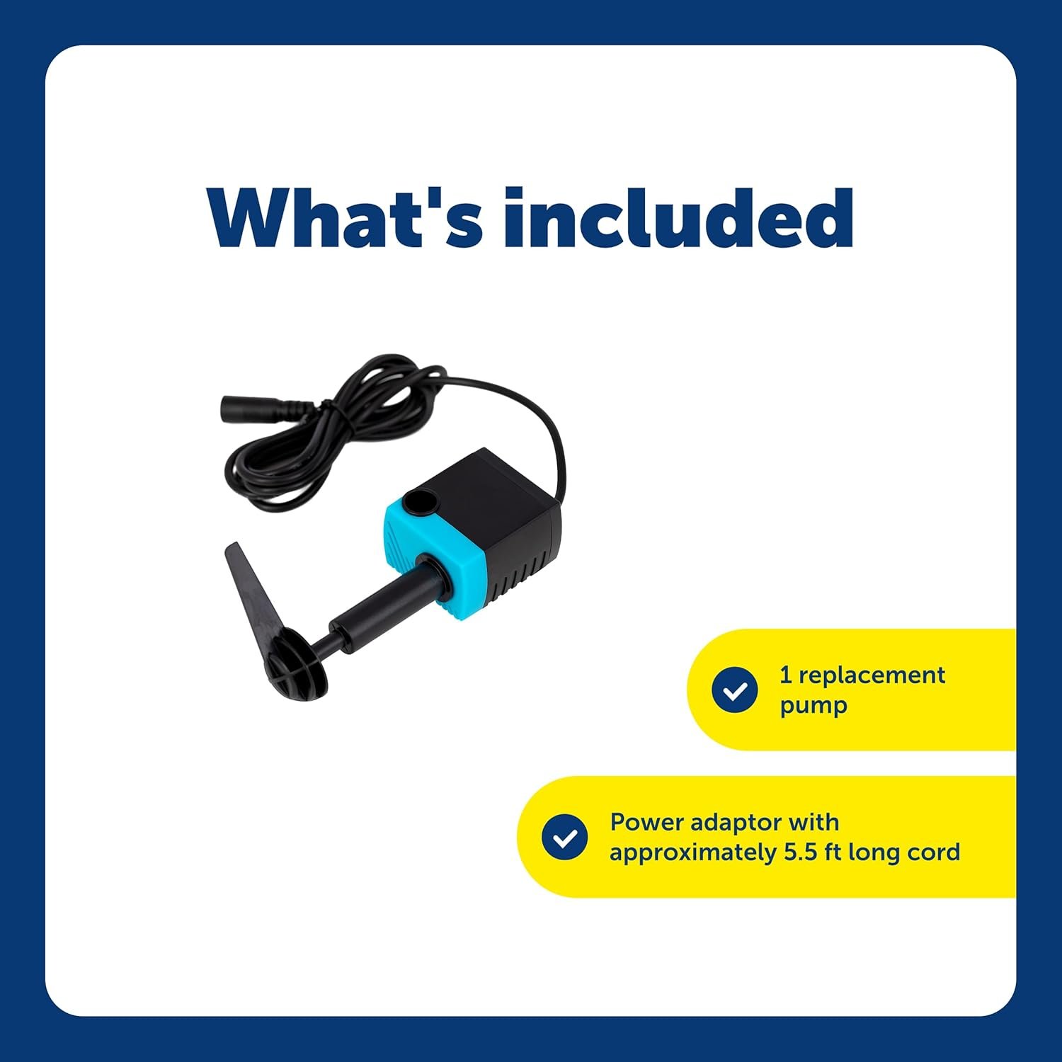 PetSafe Drinkwell Platinum Replacement Pump - Reliable OEM Replacement - Drinkwell Platinum Pet Water Fountain Accessory - Includes Power Adaptor - Quiet Operation for a Calm Pet Environment - Image 3