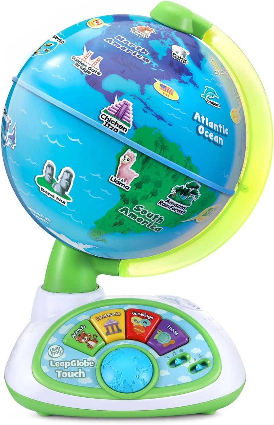 LeapFrog LeapGlobe Light-Up and Touch Interactive Electronic Globe for Kids, Exploration Toy for Ages 3 and Up - Image 9
