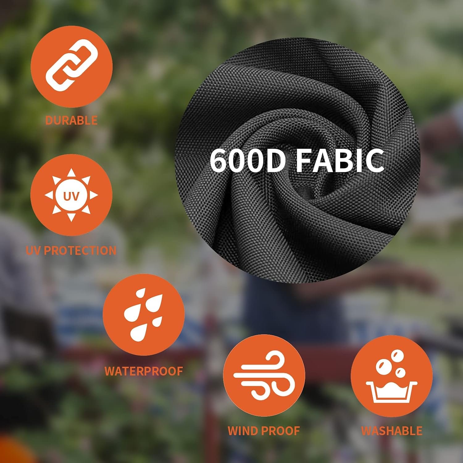 Roastove 600D PVC Waterproof Grill Cover Compatible with Coleman Roadtrip LX/LXX/LXE/285 and Compatible with Smoke Hollow 205 Grills - Image 2