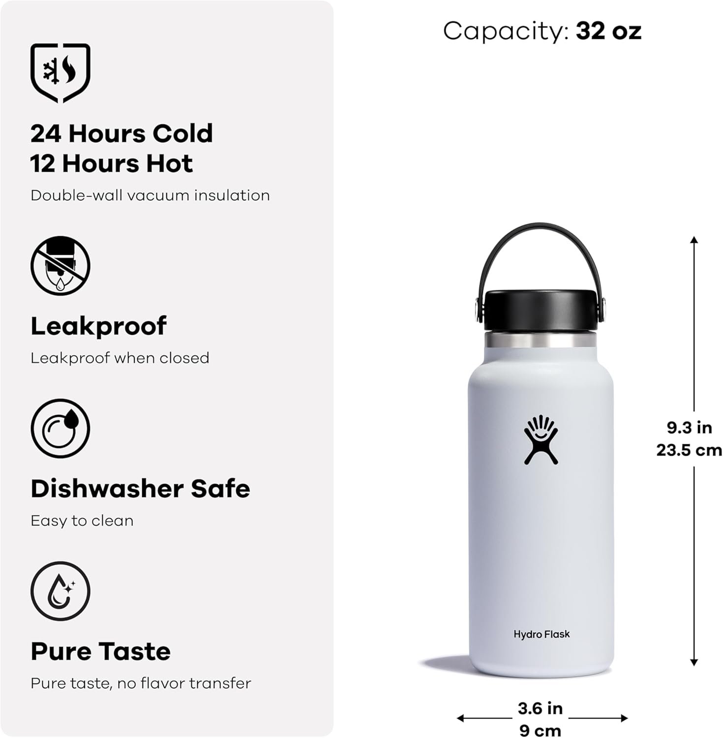 Hydro Flask Wide Flex Cap Dew 32 Oz - Image 3