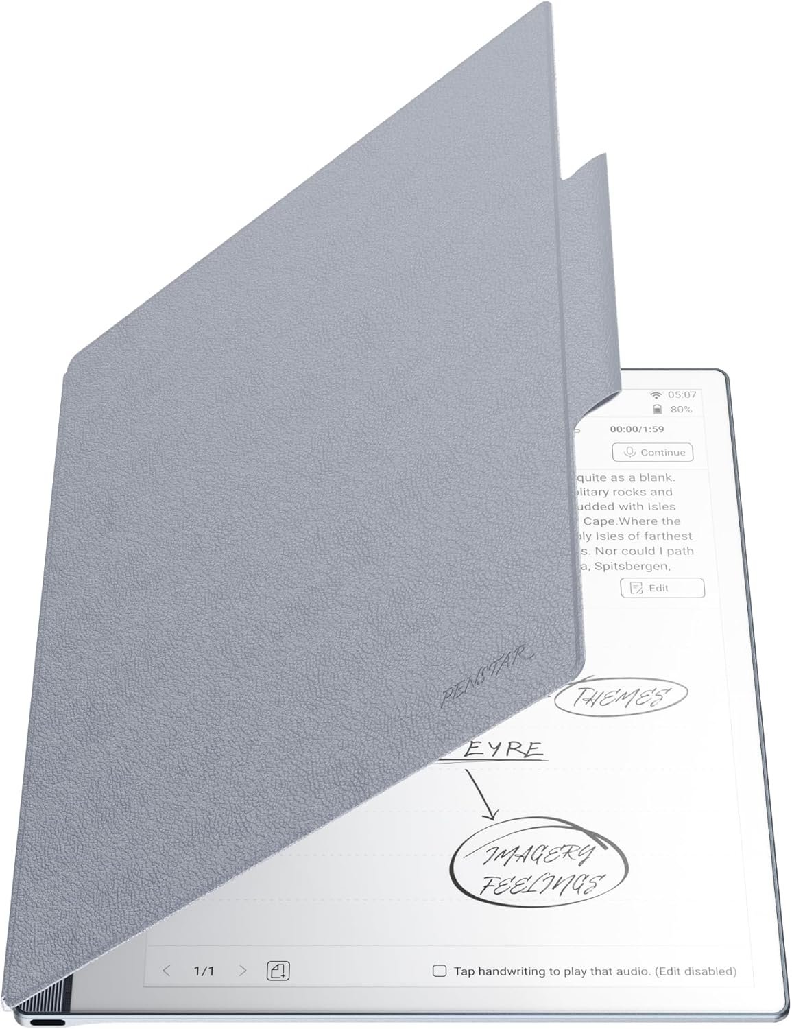 Penstar eNote 2 Paper Tablet Bundle, 10.3-inch Pen Only Writing Tablet, Electronic Notebook Digital Notepad, 300 PPI 4GB 128G E-Ink Reader with Folio Cover & Two B5 Pens - Image 7