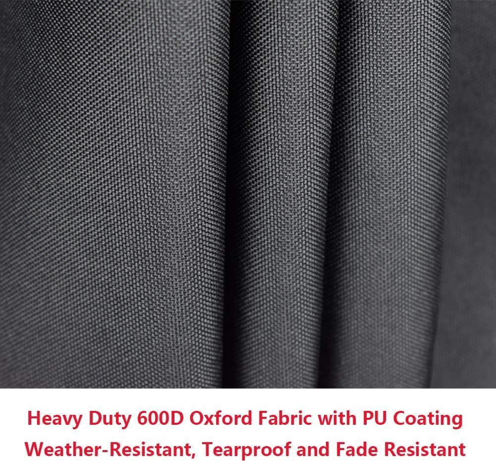 Mini Lustrous Grill Cover Compatible with Coleman Roadtrip Grill Model 285, LXE, LXX, and 225, Outdoor Waterproof Fade-Resistant Replacment Grill Cover, Black - Image 3