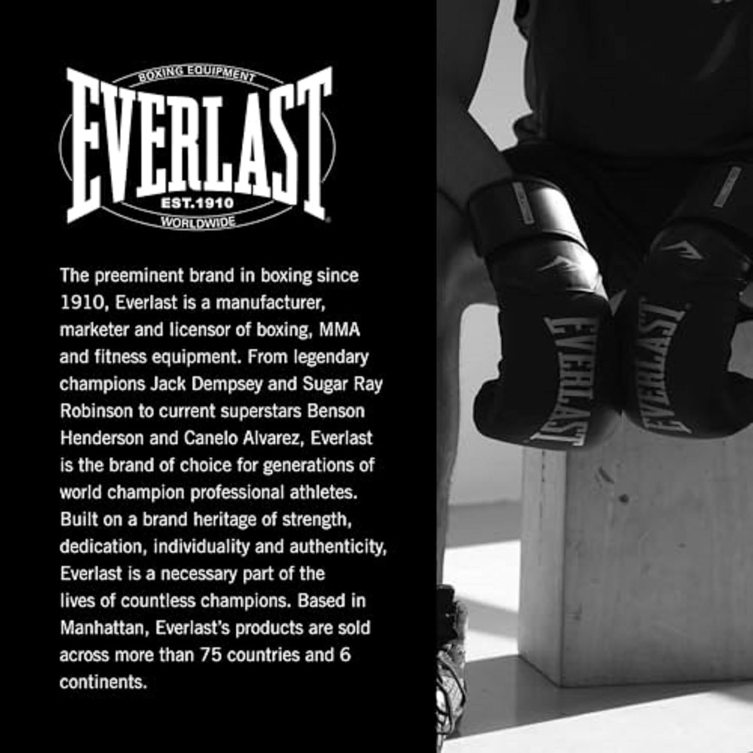 Everlast Elite 2 Boxing Gloves | Pro Training Gloves for Men and Women | Secure Fit Hook and Loop Closure & Ventilation - Image 7
