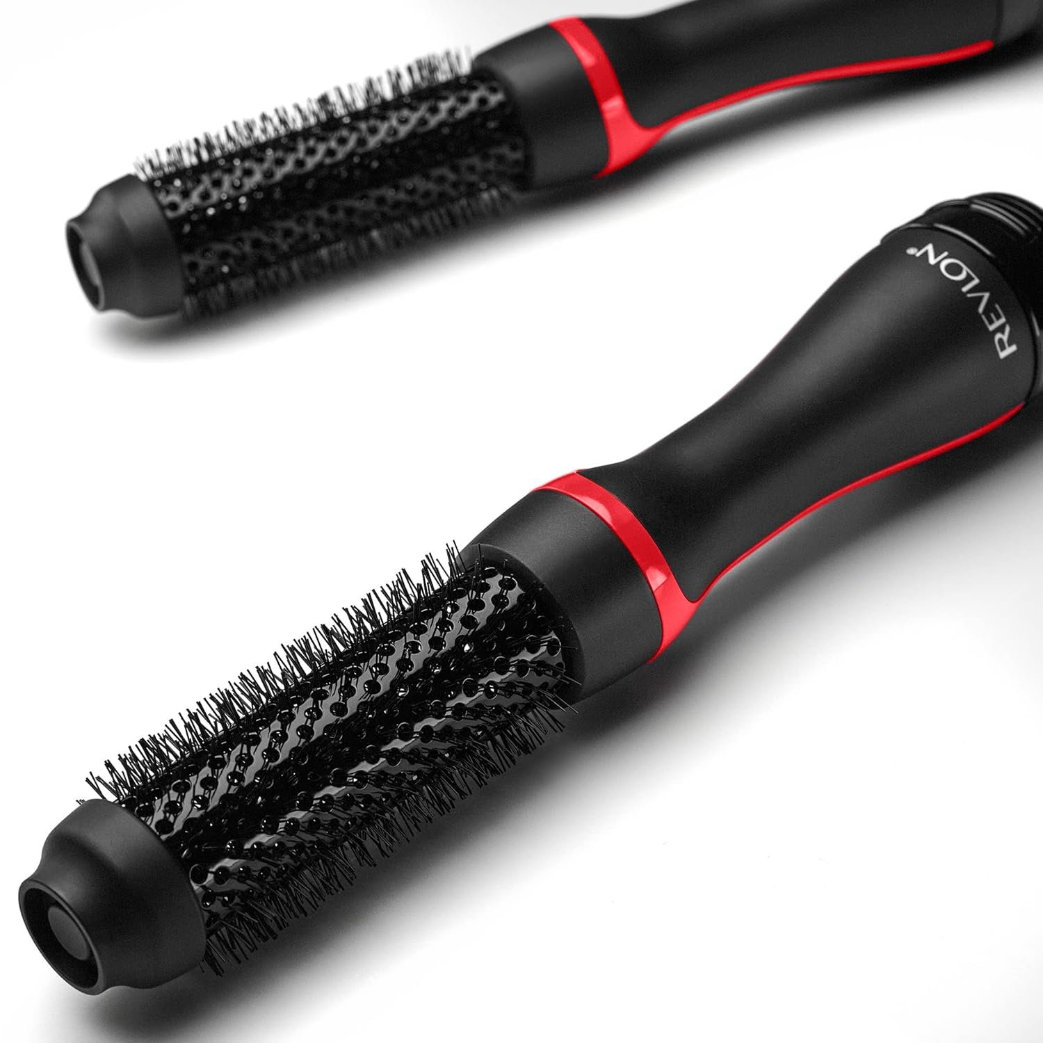 REVLON One-Step Root Booster Round Blow Dryer Brush and Hair Styler - Revive Styles, Boost Roots, and Add Volume to hair with this Hot Air Brush, 1 ½ inch Barrel (Black) - Image 4