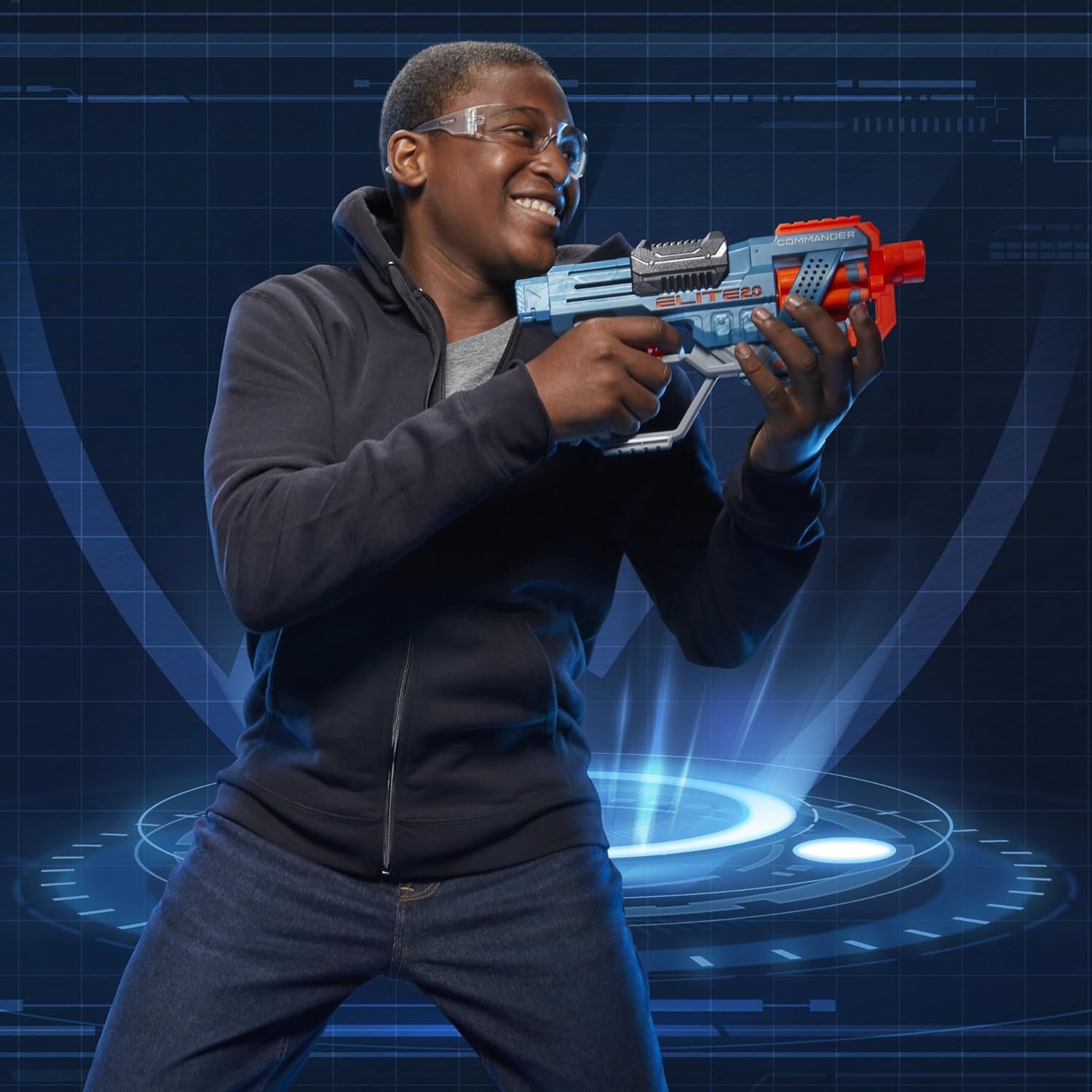 NERF Elite 2.0 Commander RD-6 Dart Blaster, 12 Darts, 6-Dart Rotating Drum, Outdoor Toys, Ages 8 and Up - Image 7