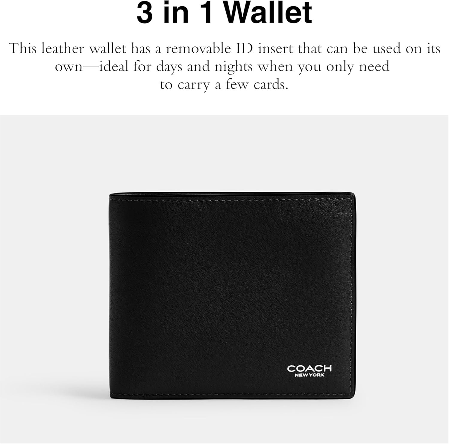 COACH Mens, 3-In-1 Wallet - Image 2