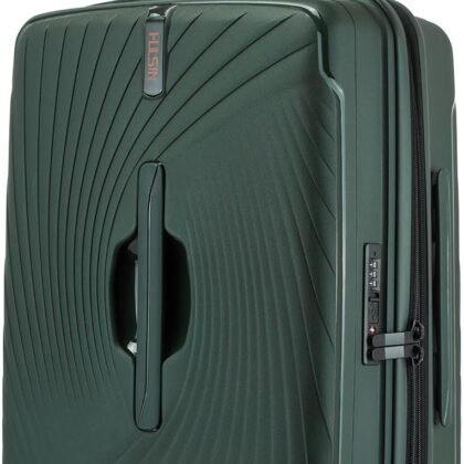 20 Inch Expandable Carry on Luggage, Hardside Lightweight Spinner Suitcase TSA Lock, 22x14x9 Airline Approved Hard Shell Expandable Travel Luggage with 20% More Capacity (Green, 20 Inch)