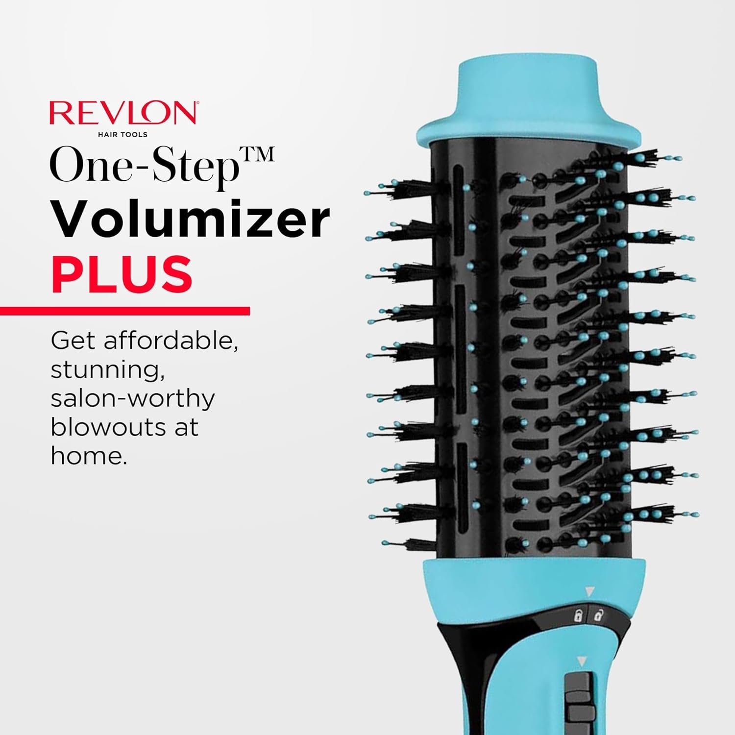 REVLON One Step Volumizer Plus Hair Dryer and Styler | More Volume, Less Damage, and More Styling Control for Easy and Fast Salon-Style Blowouts, Plus Travel Friendly (Mint) - Image 3