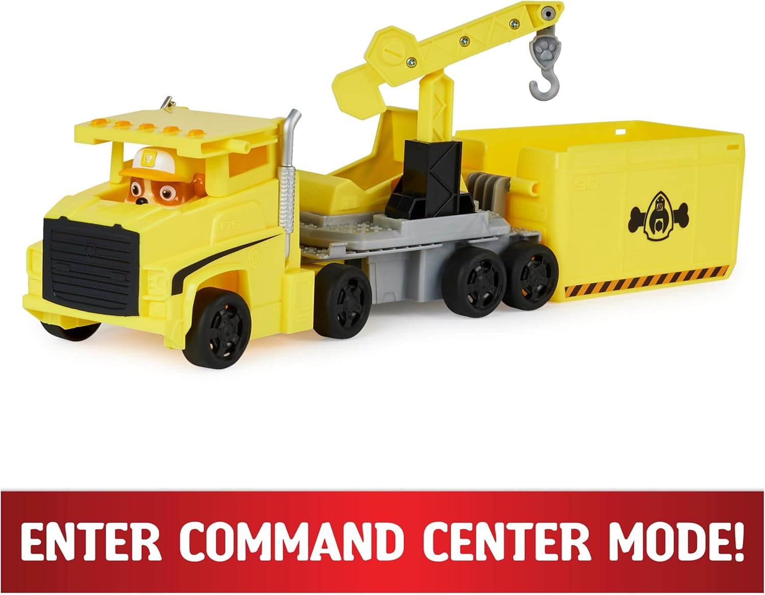 Paw Patrol, Big Truck Pup’s Rubble Transforming Toy Trucks with Collectible Action Figure, Kids Toys for Ages 3 and up - Image 3