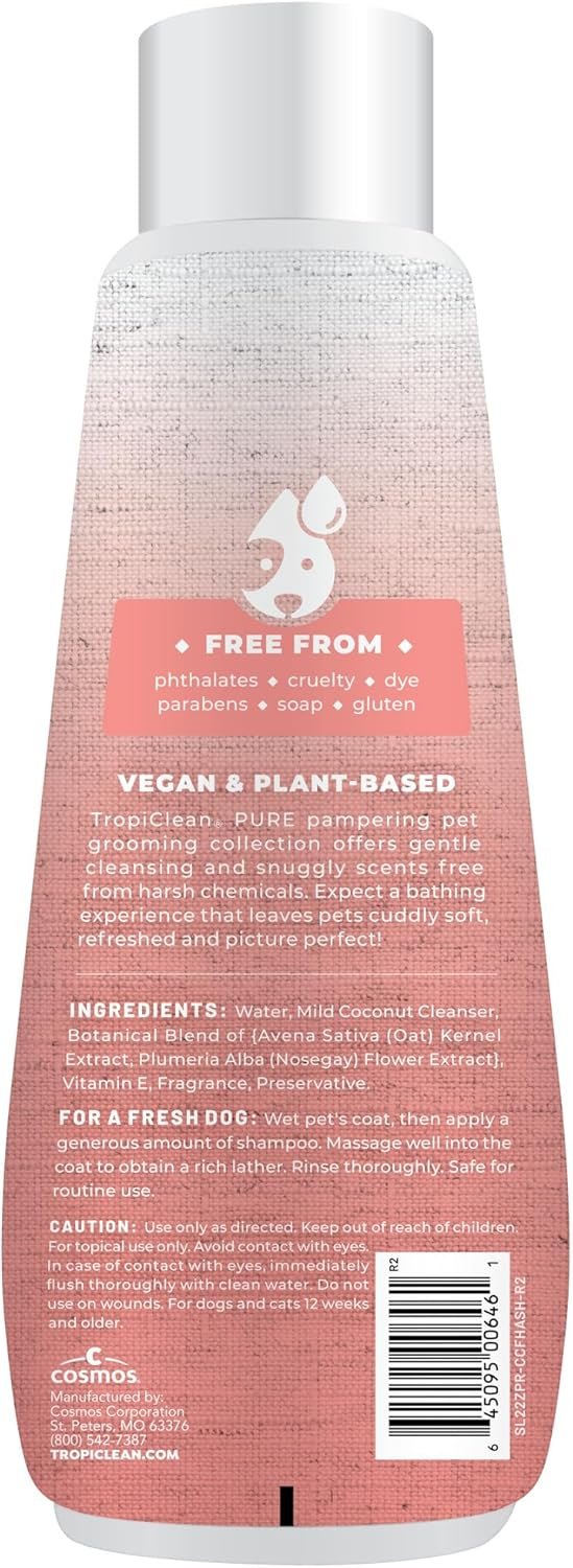 TropiClean Pure Puppy Shampoo, Hypoallergenic Dog Shampoo for Allergies & Sensitive Skin, Made in USA, Safe for Cats & Kittens, 22 oz. - Image 9