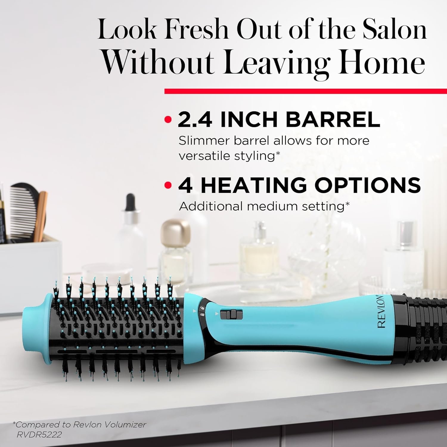 REVLON One Step Volumizer Plus Hair Dryer and Styler | More Volume, Less Damage, and More Styling Control for Easy and Fast Salon-Style Blowouts, Plus Travel Friendly (Mint) - Image 6