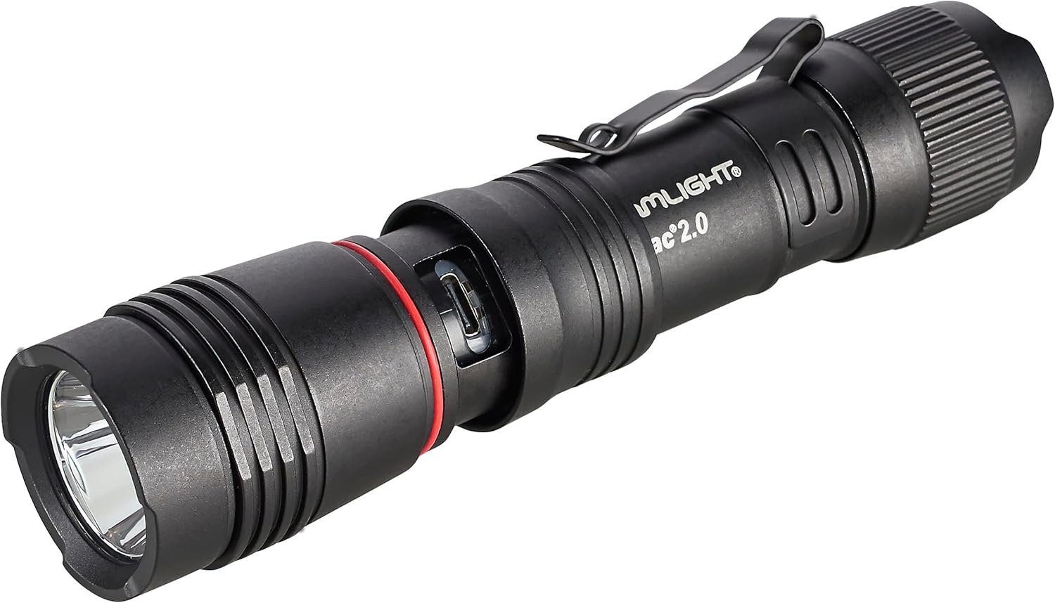 Streamlight 89000 ProTac 2.0 2000-Lumen 17300-Candela Rechargeable Tactical LED Flashlight with USB C Cable, and Holster, Box, Black - Image 4