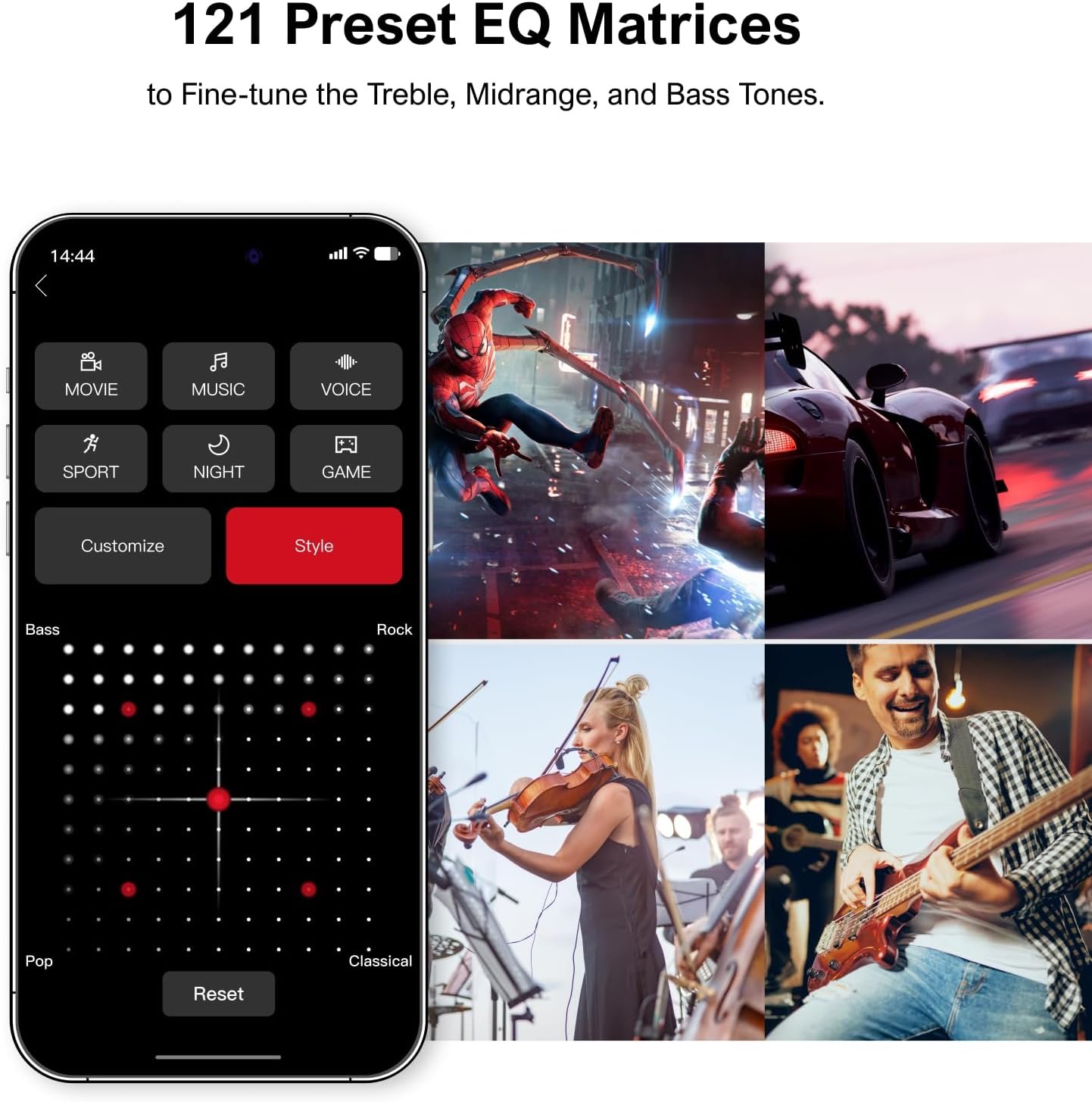 ULTIMEA 5.1ch Sound Bar with Dolby Atmos, Surround Sound System for TV, App Control, Home Theater Sound System, TV Soundbar with Subwoofer, 2 Surround Speakers, HDMI eARC/Opt/AUX/BT, Aura A50 Pro - Image 10