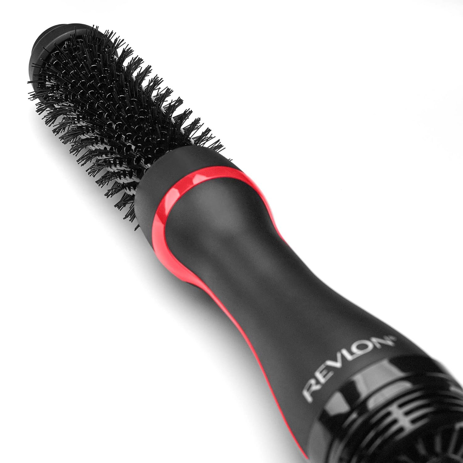 REVLON One-Step Root Booster Round Blow Dryer Brush and Hair Styler - Revive Styles, Boost Roots, and Add Volume to hair with this Hot Air Brush, 1 ½ inch Barrel (Black) - Image 2