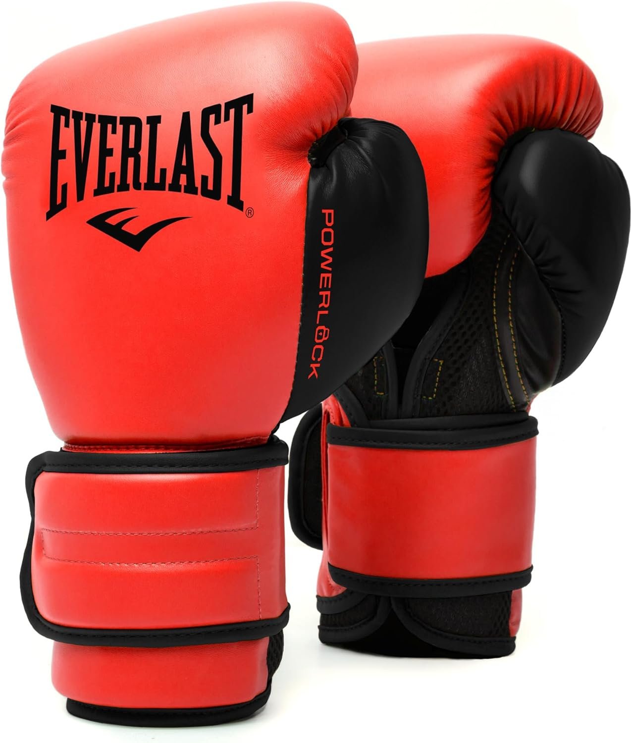 Everlast Powerlock 2 Hook & Loop Boxing Gloves | Fight Training Gloves | Hook and Loop with Durable Hand & Wrist Support | Heavy Bag & Fitness Training