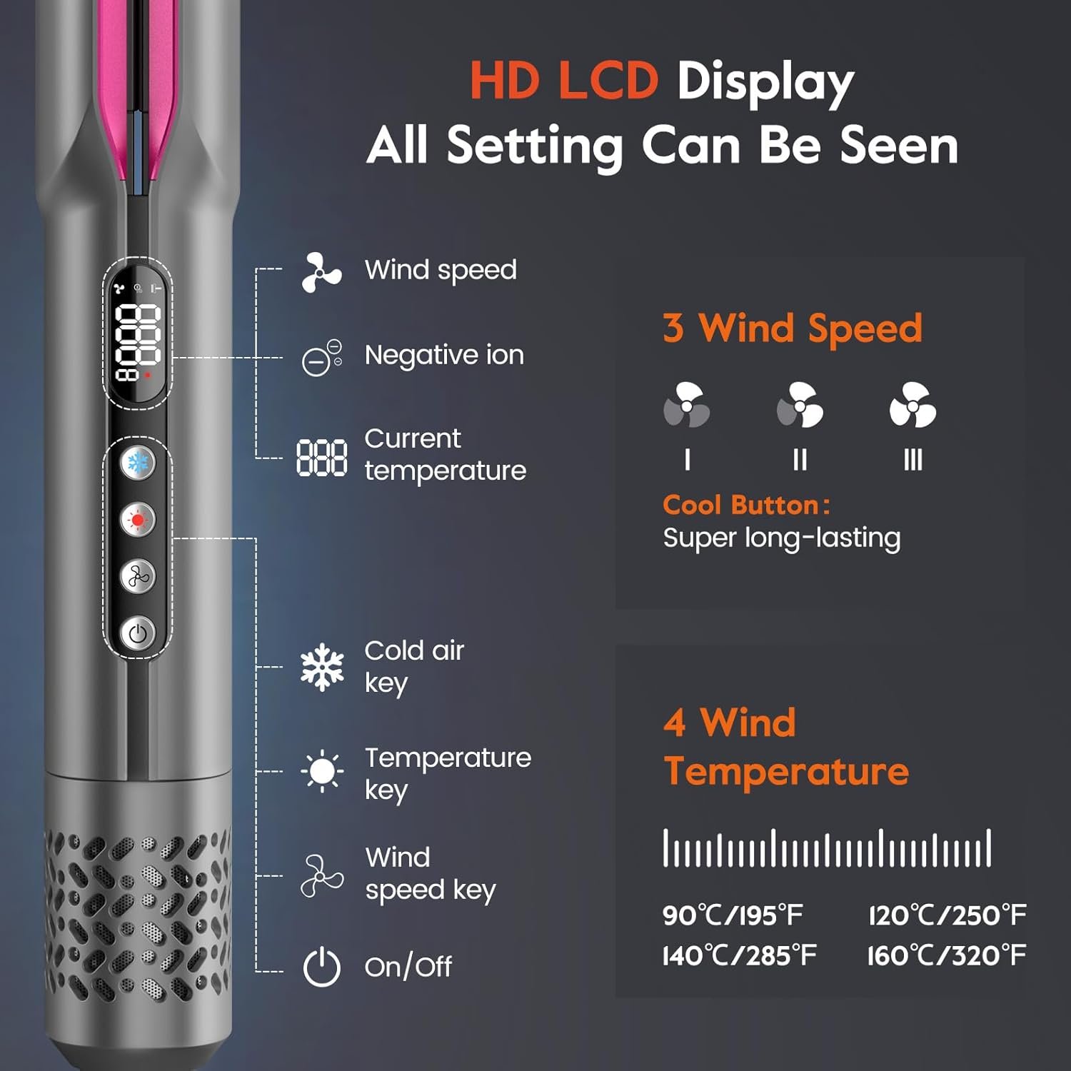 slopehill 2-in-1 Hair Straightener and Blow Dryer, Professional Flat Iron with High-Speed Airflow Technology for Straight, Smooth Hair - Image 3