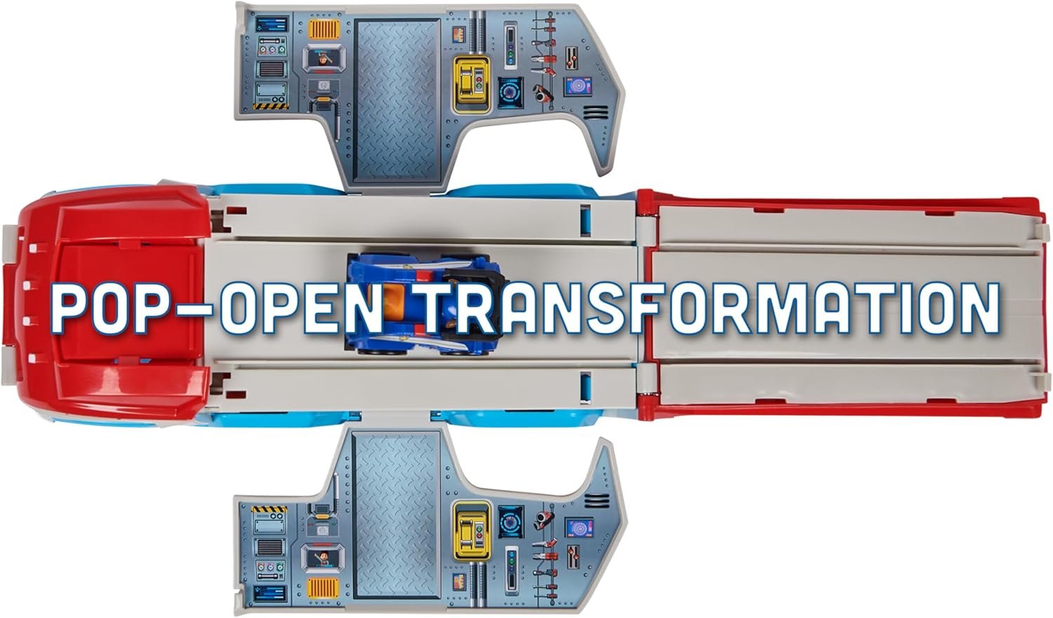 Paw Patrol: Pup Squad Patroller Team Vehicle, Toy Truck with Collectible Chase Toy Car, Kids Toys for Boys & Girls Ages 3+ - Image 4