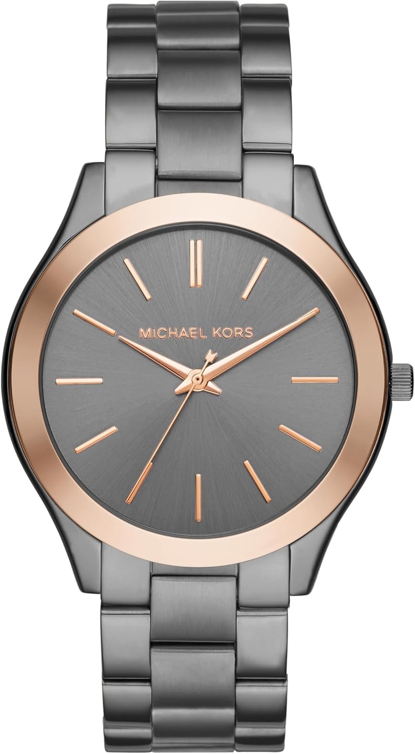 Michael Kors Oversized Slim Runway Men's Watch, Stainless Steel Watch for Men