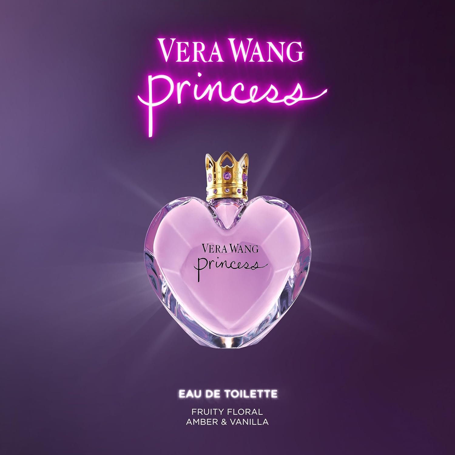 Vera Wang Princess Eau de Toilette 3.4 fl oz (Pack of 1), Notes of Apple, Quava, and Vanilla, Women's Fragrance, Long Lasting, Everyday Fragrance, Travel Size - Image 2