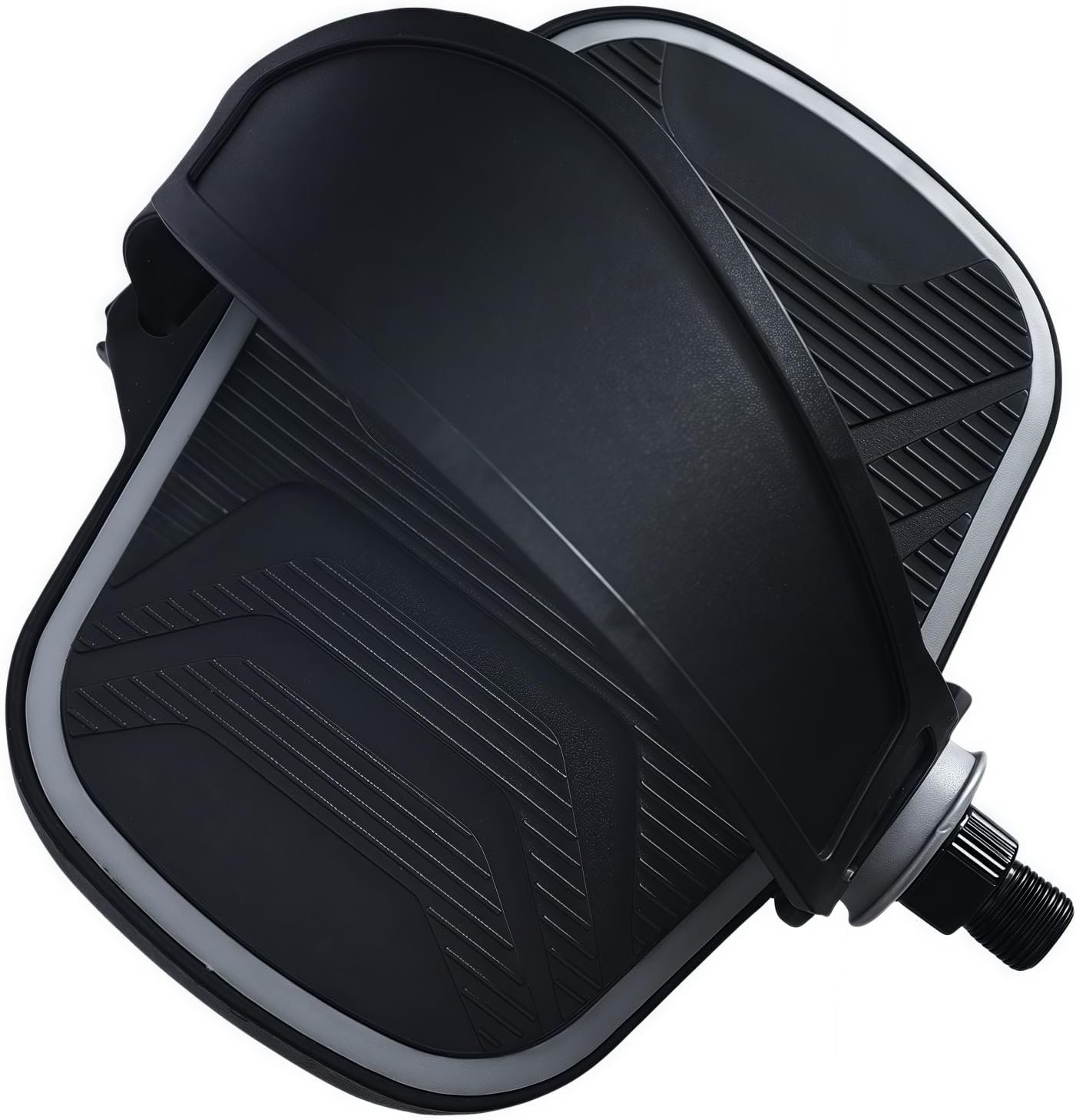 YBEKI Pro Spin Bike Pedals with Adjustable Straps - 9/16" Spindle for Peloton/Schwinn/Sunny Indoor Exercise Bikes | Heavy-Duty PP Plastic & PVC Straps | Non-Slip Diamond Surface - Image 6