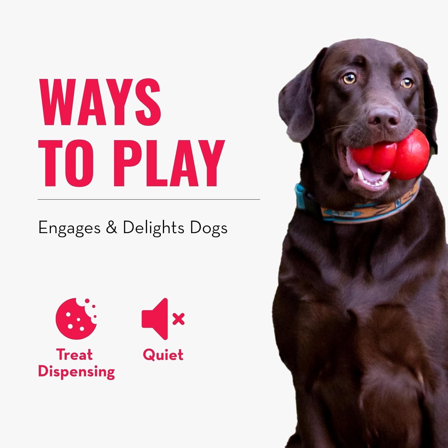 KONG - Rewards Ball - Ultra Durable Interactive Treat Dispensing Dog Toy - for Large Dogs - Image 5
