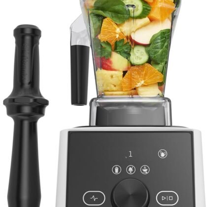 Vitamix Ascent X3 Blender with Three Blending Programs, Self-Cleaning Program, Professional-Grade Blender for Smoothies, Soups and More, Stainless-Steel Blades, 48 Oz Container, Polar White