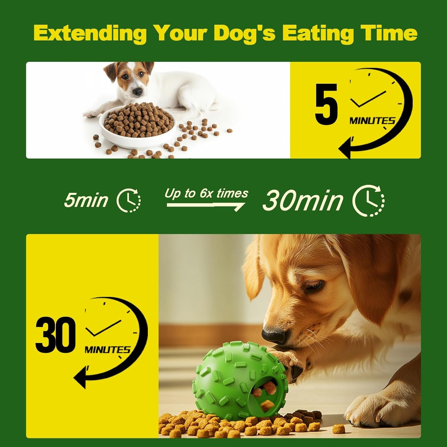 Treat Dispensing Dog Toys - Interactive Cognitive Dog Treat Toy,Puzzle Ball for Puppies & Small Dogs,Promotes Slow Eating, Reduces Stress,Perfect for Fetch,Chewing & Training - Image 7