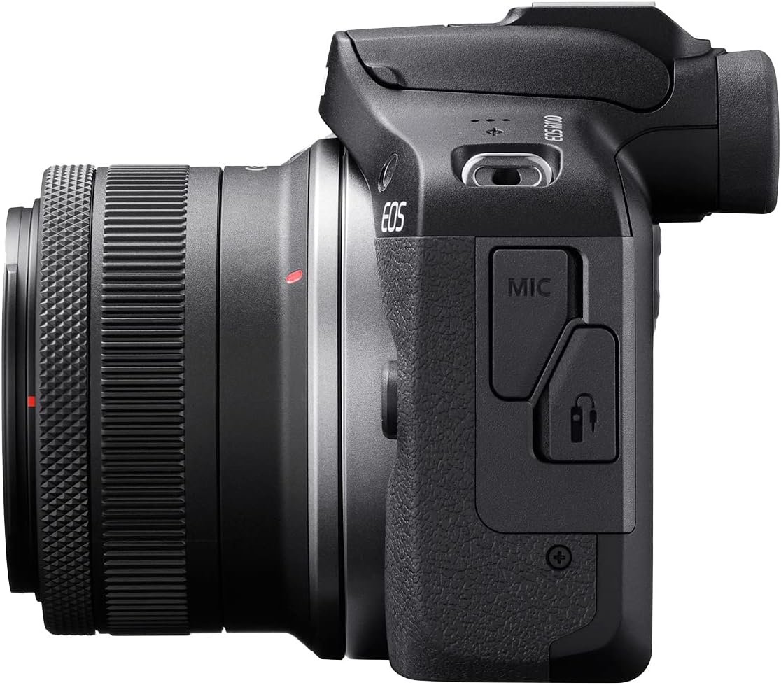 Canon EOS R100 Mirrorless Camera RF-S18-45mm F4.5-6.3 is STM Lens Kit, 24.1 Megapixel CMOS (APS-C) Sensor, 4K Video, RF Mount, Black - Image 5
