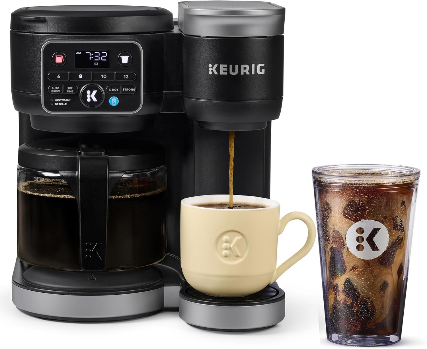 Keurig K-Duo Hot & Iced Single Serve & Carafe Coffee Maker – MultiStream Technology, 72oz Reservoir, Ideal for Holiday Hosting & Gift Giving (Gen 2) - Image 11