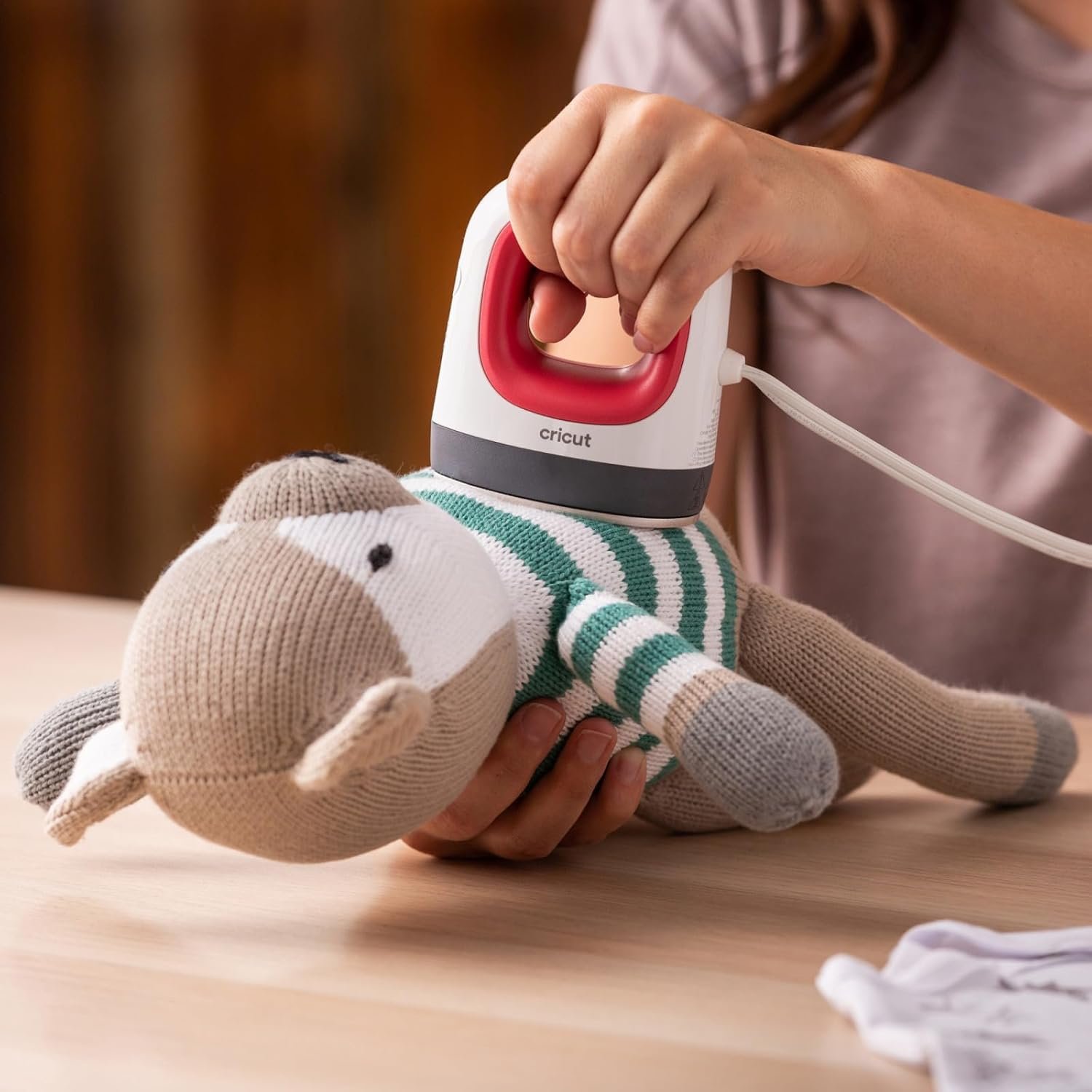 Cricut EasyPress Mini Heat Press for Pressing Small Objects Like Shoes, Stuffed Animals, Hats & More, 3 Heat Settings & Precision Tip, Ceramic-Coated Heat Plate, Compact & Lightweight, Raspberry - Image 7