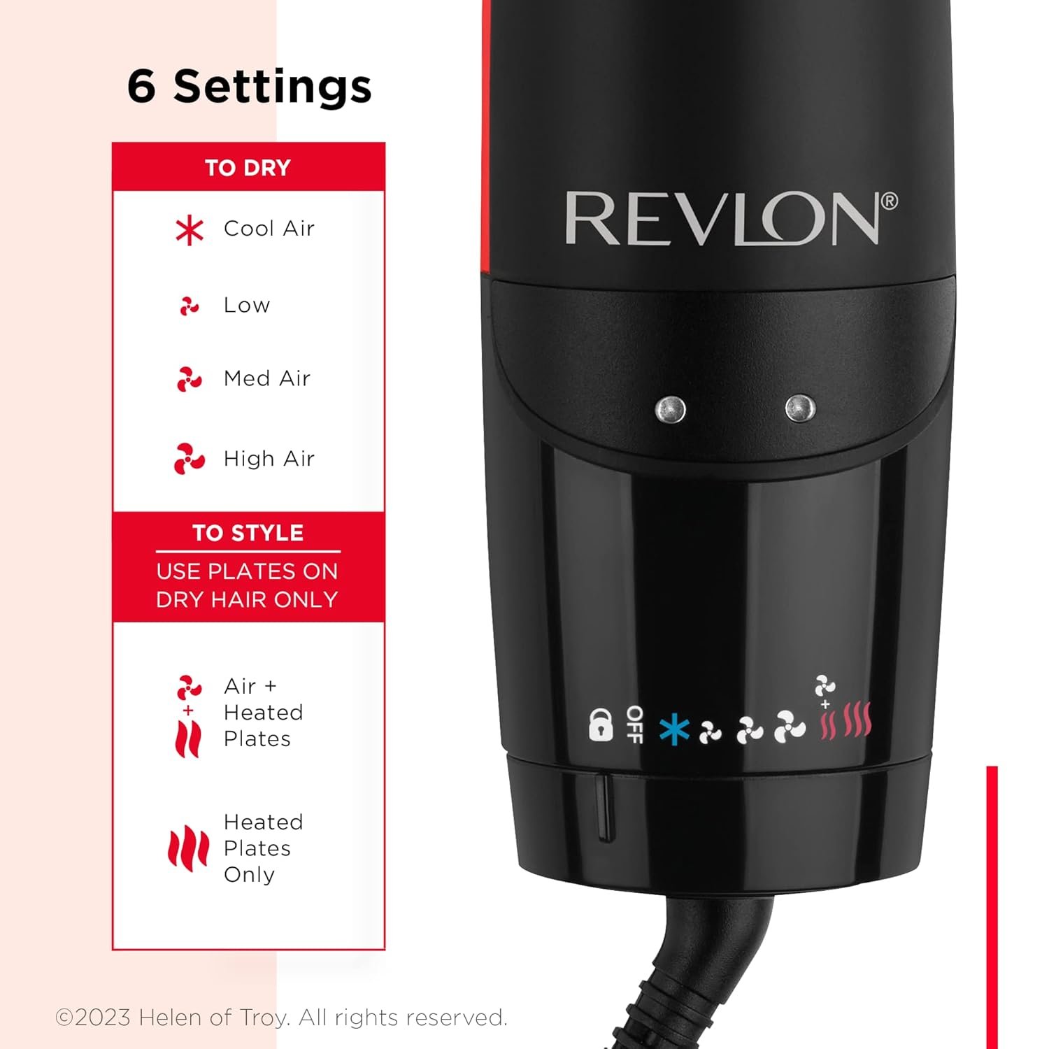 Revlon One-Step Air Straight | 2-in-1 Dryer & Flat Iron | Straightening Dryer - Image 4